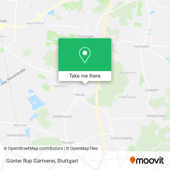 Карта Günter Rup Gärtnerei