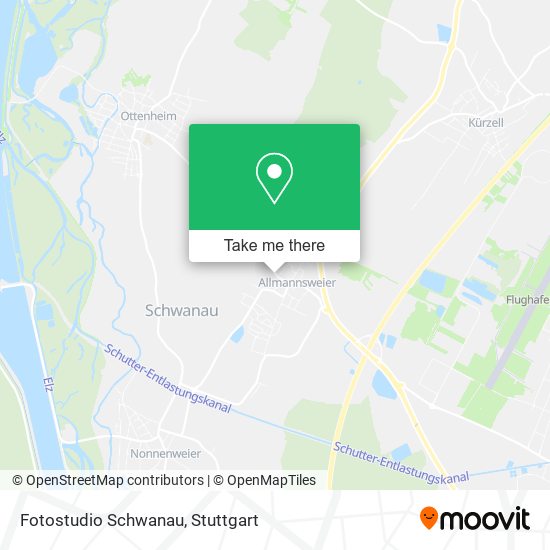 Fotostudio Schwanau map