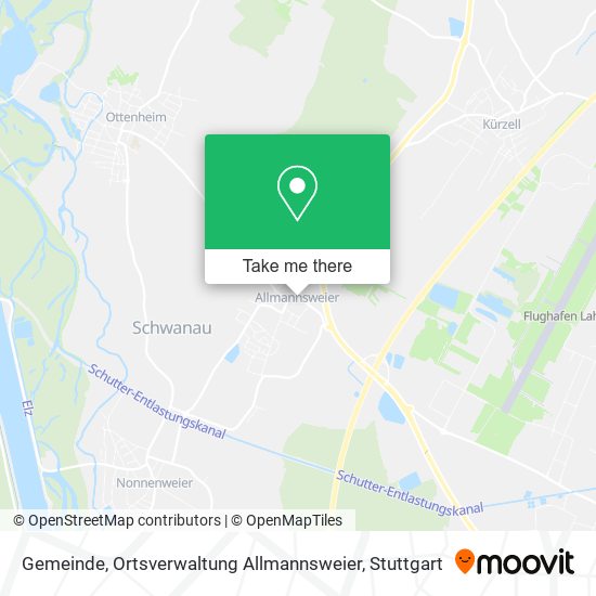 Карта Gemeinde, Ortsverwaltung Allmannsweier