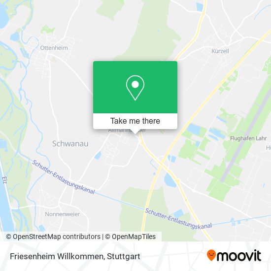 Friesenheim Willkommen map