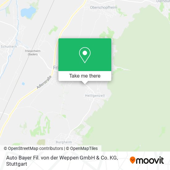 Auto Bayer Fil. von der Weppen GmbH & Co. KG map