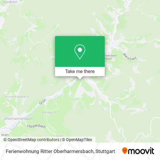 Карта Ferienwohnung Ritter Oberharmersbach