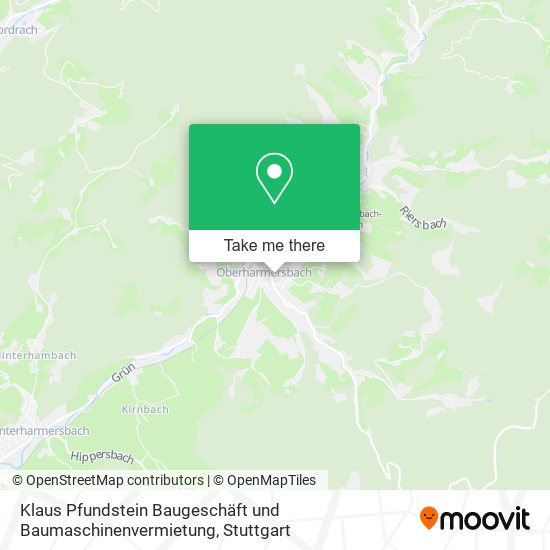 Klaus Pfundstein Baugeschäft und Baumaschinenvermietung map