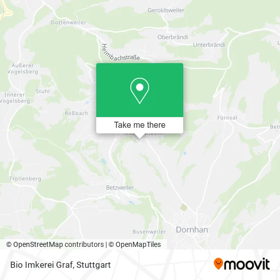 Карта Bio Imkerei Graf