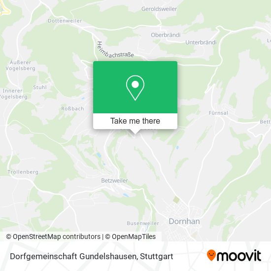 Карта Dorfgemeinschaft Gundelshausen