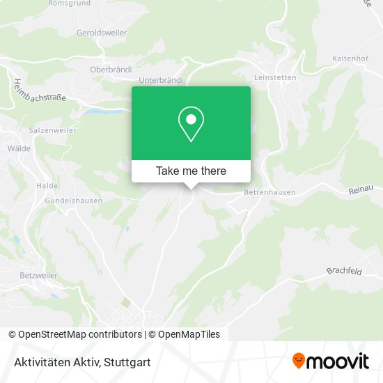 Aktivitäten Aktiv map
