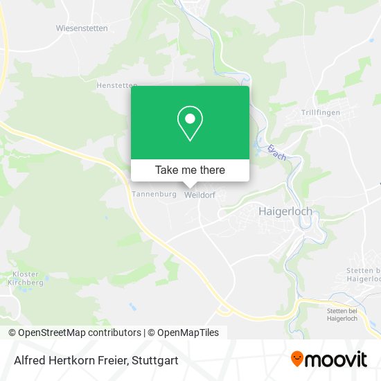 Alfred Hertkorn Freier map