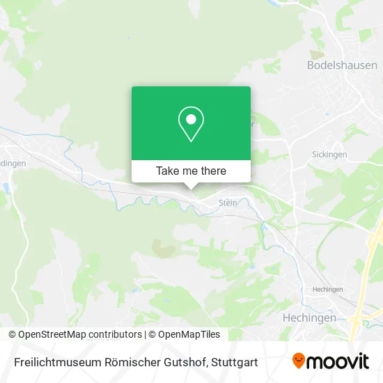 Карта Freilichtmuseum Römischer Gutshof