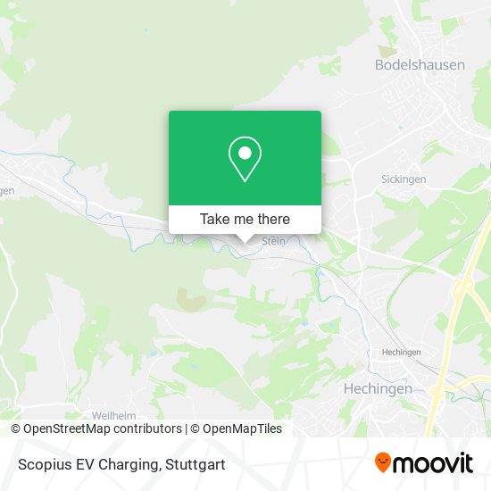 Scopius EV Charging map