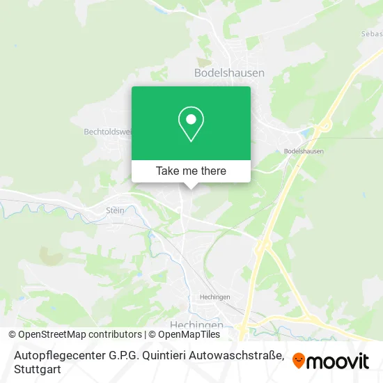 Карта Autopflegecenter G.P.G. Quintieri Autowaschstraße