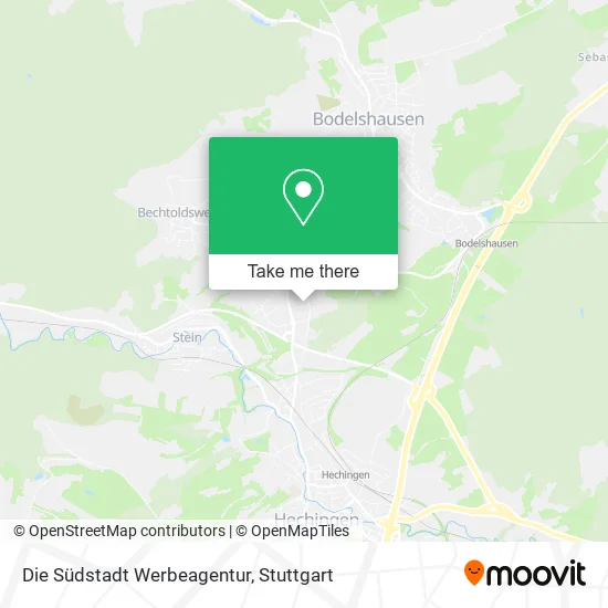 Карта Die Südstadt Werbeagentur