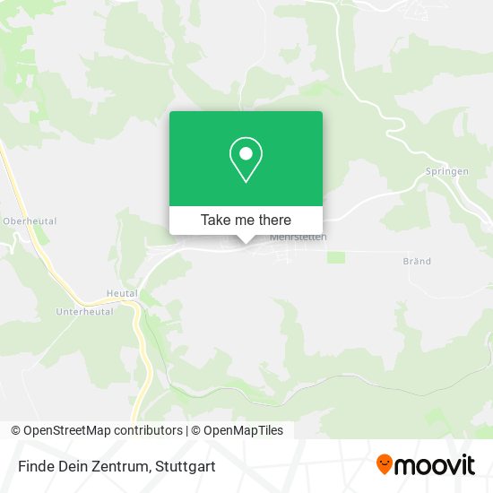 Finde Dein Zentrum map