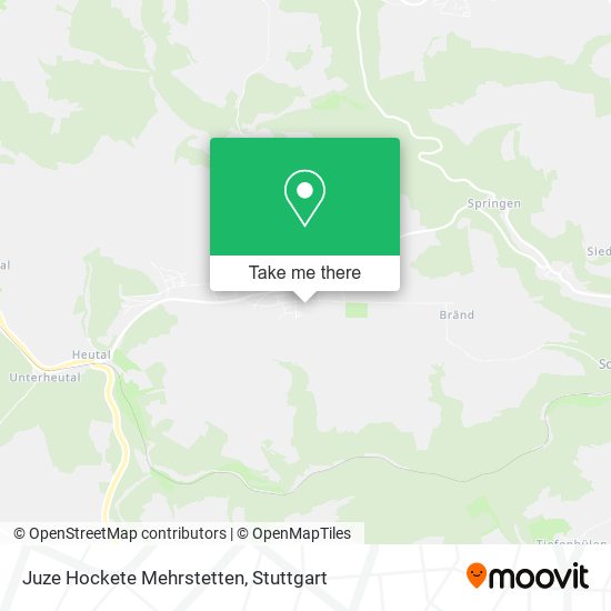 Карта Juze Hockete Mehrstetten