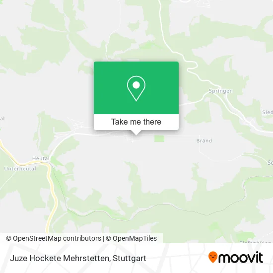 Карта Juze Hockete Mehrstetten