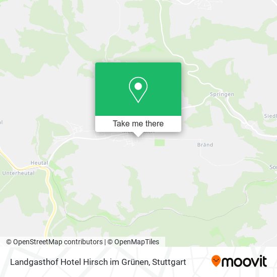 Landgasthof Hotel Hirsch im Grünen map