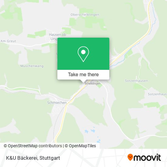 Карта K&U Bäckerei