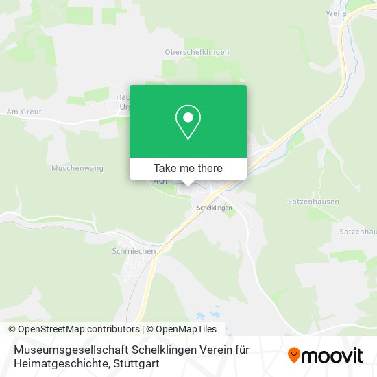 Museumsgesellschaft Schelklingen Verein für Heimatgeschichte map
