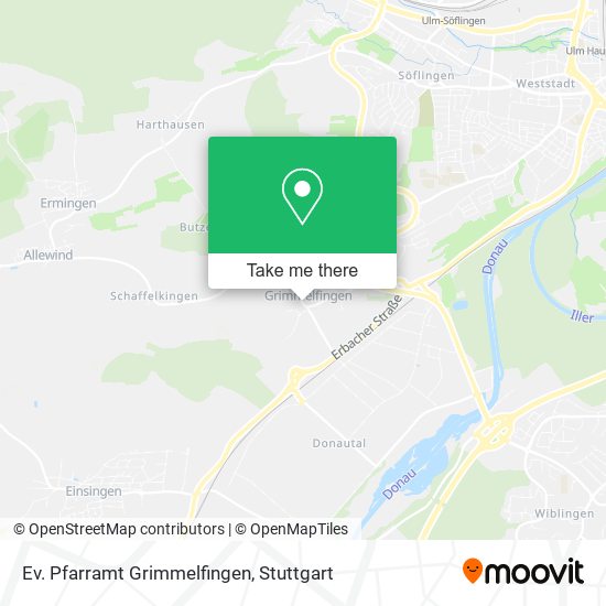 Ev. Pfarramt Grimmelfingen map