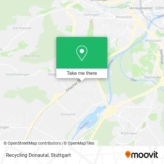 Карта Recycling Donautal