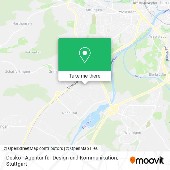 Карта Desko - Agentur für Design und Kommunikation
