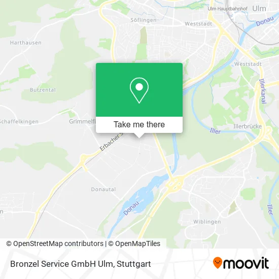 Карта Bronzel Service GmbH Ulm