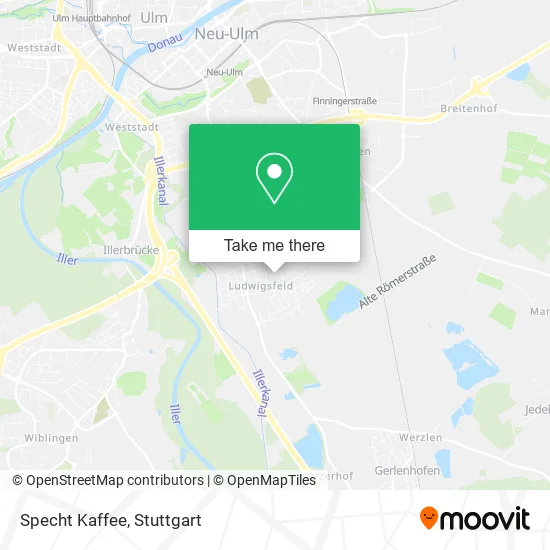 Карта Specht Kaffee