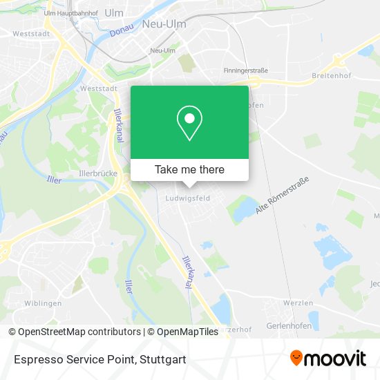 Espresso Service Point map