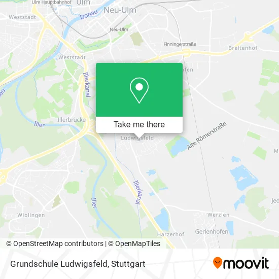 Карта Grundschule Ludwigsfeld