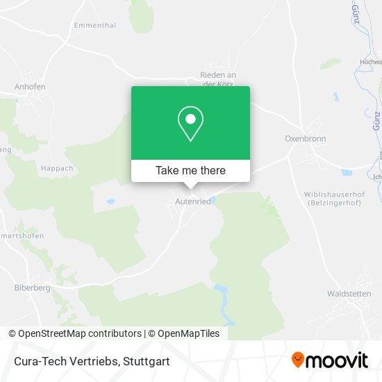 Cura-Tech Vertriebs map