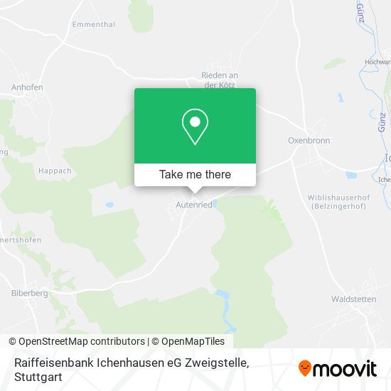 Raiffeisenbank Ichenhausen eG Zweigstelle map