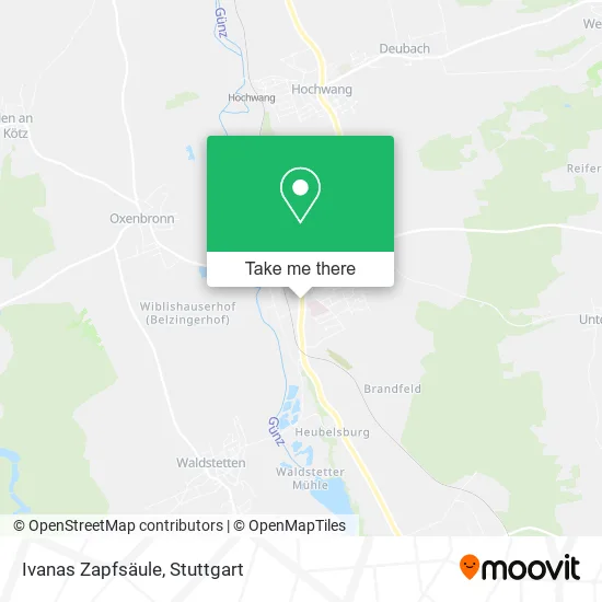 Карта Ivanas Zapfsäule