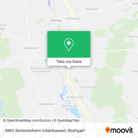 Карта AWO Seniorenheim Ichenhausen