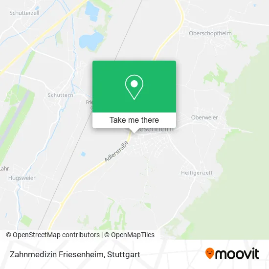 Карта Zahnmedizin Friesenheim