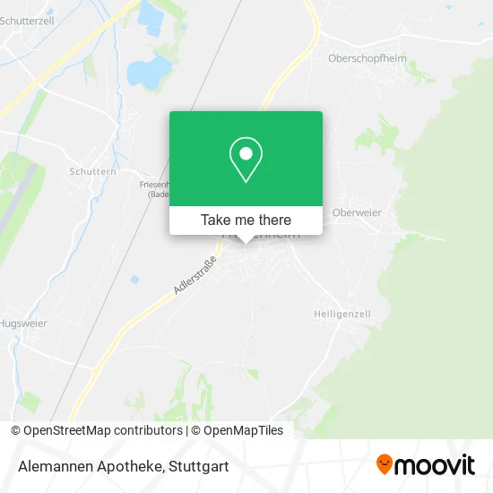 Карта Alemannen Apotheke