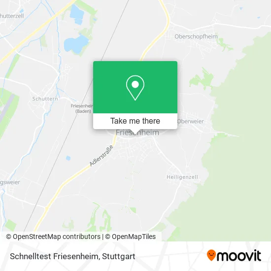 Карта Schnelltest Friesenheim