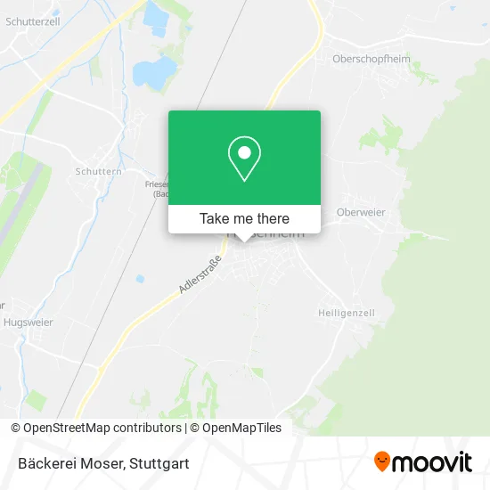 Карта Bäckerei Moser