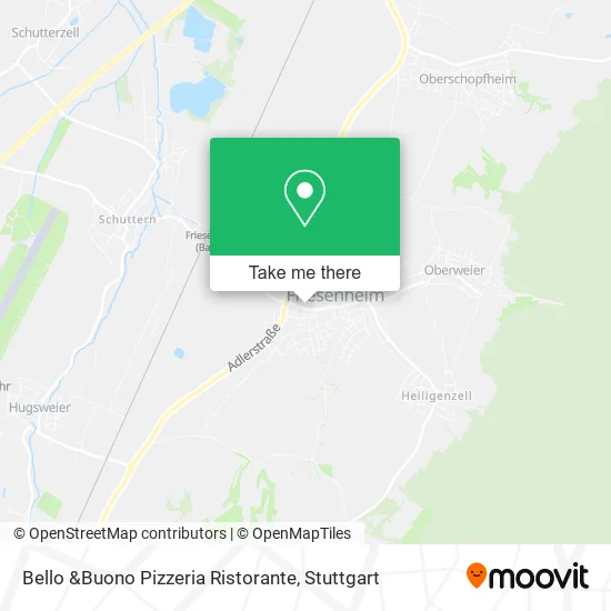 Карта Bello &Buono Pizzeria Ristorante