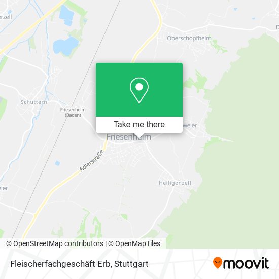 Карта Fleischerfachgeschäft Erb