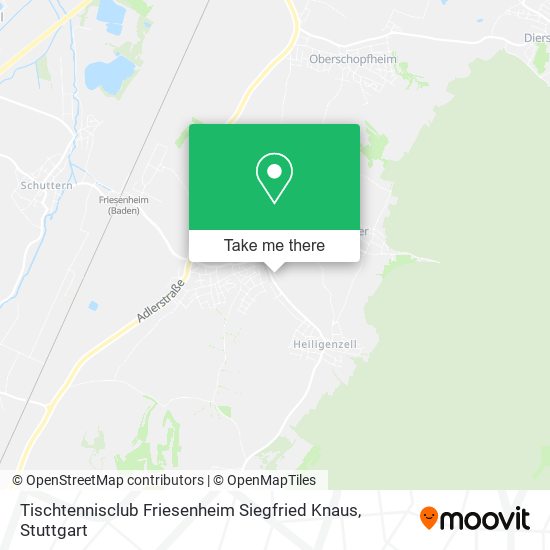 Tischtennisclub Friesenheim Siegfried Knaus map