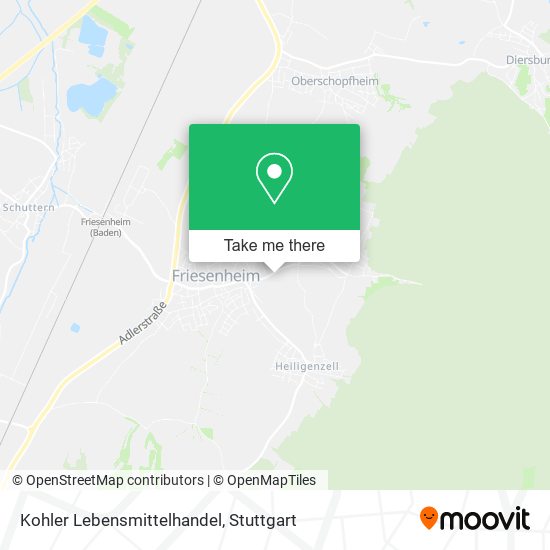 Kohler Lebensmittelhandel map