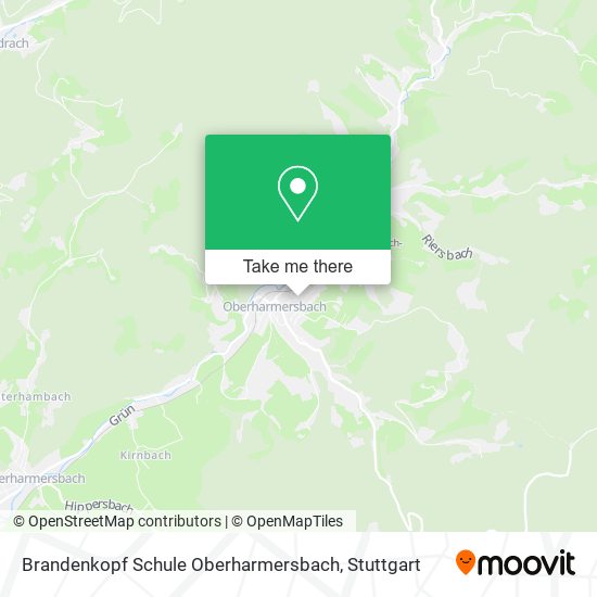 Brandenkopf Schule Oberharmersbach map
