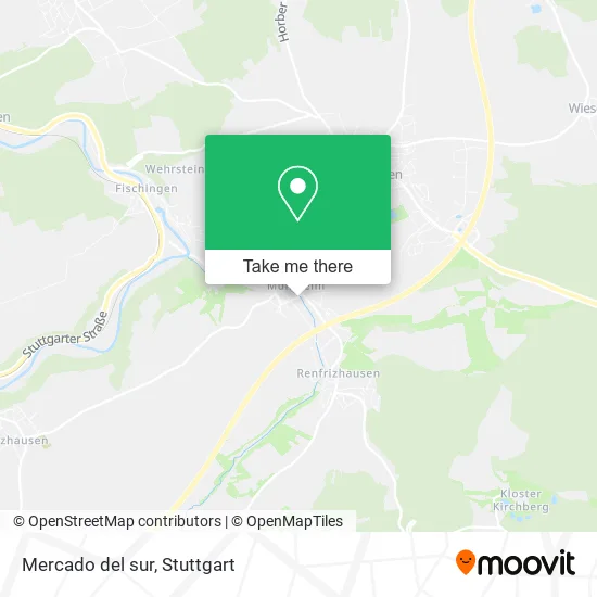 Карта Mercado del sur