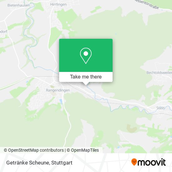 Getränke Scheune map