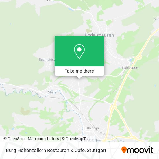 Burg Hohenzollern Restauran & Café map