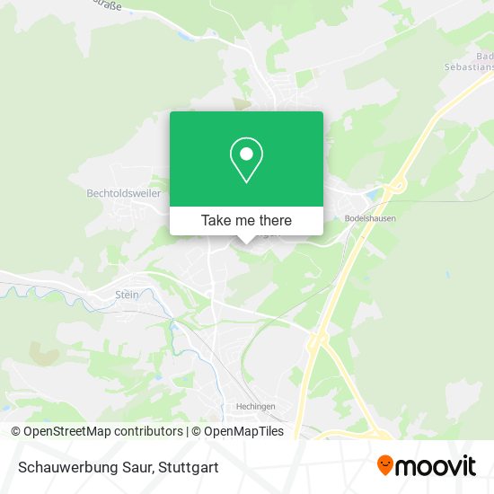 Schauwerbung Saur map