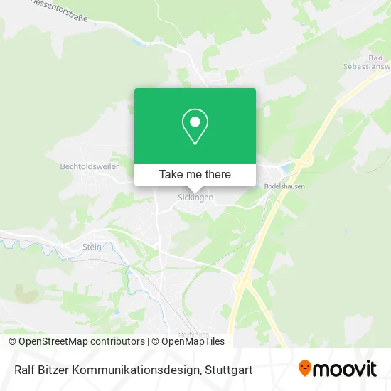 Карта Ralf Bitzer Kommunikationsdesign