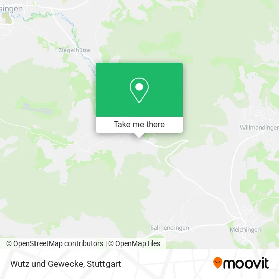 Карта Wutz und Gewecke