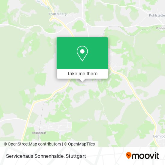 Карта Servicehaus Sonnenhalde