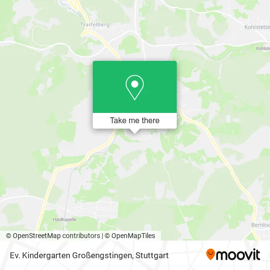 Карта Ev. Kindergarten Großengstingen