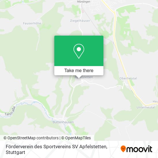 Förderverein des Sportvereins SV Apfelstetten map
